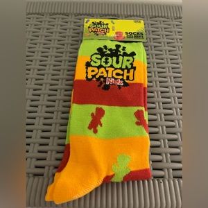 Sour patch kids men’s crew socks fits size 6-12. Brand new funny